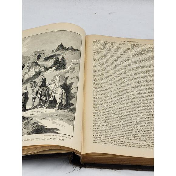 The Works Of Washington Irving By Richard Henry Stoddard Volume 1 Antiquarian - Picture 8 of 10